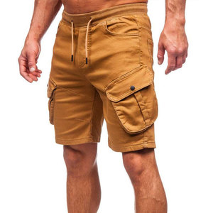 Pantalones Cortos Cargo Deportivos Personalizados al por Mayor para Hombre, 6 Bolsillos, Cintura Media, Algodón y Spandex, Cierre de Cremallera, Antiarrugas, Secado Rápido, Casuales - Product Image 4