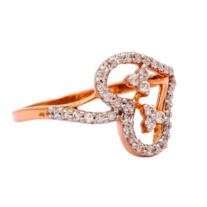 Bague d'anniversaire classique pour femme Djewels en diamant de laboratoire, or massif 14 carats, taille brillant rond, certifiée IGI & INGEMCO, vente en gros - Product Image 2