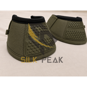 <b>Silk</b> for Olive <b>Green</b> Luxury Horse Protective Boots Breathable Mesh Fabric Solid Color Design Velcro Strap Customized Wholesale - Product Image 2