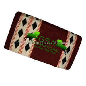 Manta de Silla de Montar con un Hermoso Diseño Geométrico, Totalmente Personalizable, 100% Lana de Nueva Zelanda, para Equitación Western - Product Image 4