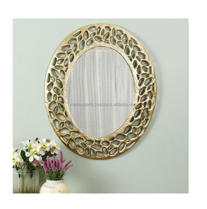 Modern Luxury Round Iron Wall <b>Mirror</b> High Quality Unique Design <b>for</b> Home <b>Bathroom</b> Decoration Best Price <b>Sale</b> <b>for</b> Weddings - Product Image 2
