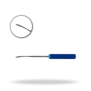 Punta de elevación Byrd de 13 mm y 23 cm con mango de aluminio, instrumento quirúrgico ortopédico para elevación ósea - Product Image 1