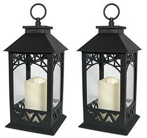 Durable metal candle lantern with strong handle easy to carry for outdoor activities and <b>emergency</b> <b>lighting</b> purposes - Product Image 2