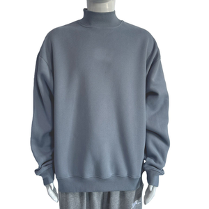 เสื้อสเวตเตอร์ไหมพรมคอวีทรงลำลองสีพื้นสำหรับผู้ชาย แขนยาว ใส่ได้ในฤดูใบไม้ร่วง - Product Image 3