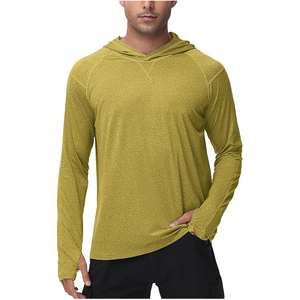 Chemise de pêche à manches longues pour filles, bleu clair, à capuche, UPF 50, séchage rapide, imprimé animal, pull-over, polyester/coton, pour adolescentes - Product Image 1