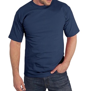 เสื้อยืดผู้ชายไซส์ใหญ่ ขายส่ง แบบเรียบ รับสกรีนโลโก้ คุณภาพสูง สำหรับผู้ชาย ปี 2025 - Product Image 1