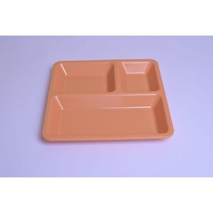 Premium Plastic Mess Tray Plates for Bulk Food Serving Solutions - Product Image 1