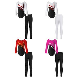 Nuevo Leotardo de Gimnasia 2025 para Competencia y Entrenamiento, Verde con Estampado por Transferencia de Calor y Pedrería, de Secado Rápido y Ligero - Product Image 2