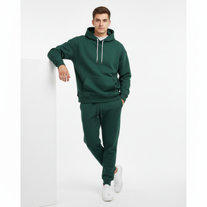 Ensemble de survêtement d'hiver personnalisé : sweat à capuche à manches longues et pantalon de jogging - Product Image 2