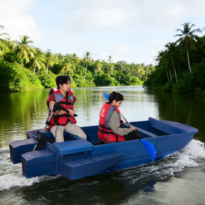 Bateau de pêche en plastique rotomoulé durable, directement de l'usine, grande capacité - Product Image 1