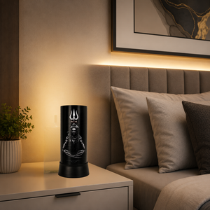Lord Shiva Trishul LED Table Lamp Spiritual Meditation <b>Night</b> <b>Light</b> Decorative Acrylic Bedside Lamp Home Office Temple Gift Decor - Product Image 3