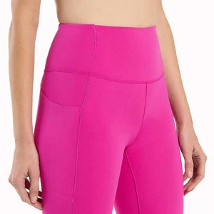 Leggings para mujer, rojos y negros con estampado, súper suaves, pantalones deportivos de yoga para niña, de fibra de bambú, talla grande, leggings para mujer de Pakistán - Product Image 5