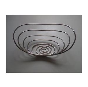 Panier à fruits en métal noir au design élégant avec poignée enveloppée et pieds surélevés pour la décoration de cuisine moderne et présentoir de maison - Product Image 6