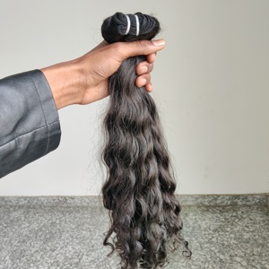 Cabello Remy Natural Indio Virgen con Cutícula Alineada al por Mayor, Cabello Humano Ondulado sin Procesar, Extensiones de Cabello Ondulado Profundo Suelto - Product Image 6