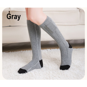 Chaussettes chauffantes électriques rechargeables unisexes OEM pour l'hiver avec réglage de la chaleur ajustable - Product Image 4