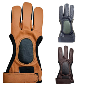 Guante de protección para los dedos de primera calidad para tiro con arco compuesto, entrenamiento deportivo al aire libre, correa de muñeca ajustable, diseño duradero - Product Image 2