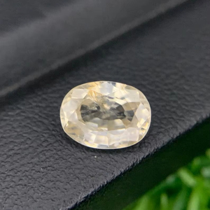 Zafiro Amarillo Natural, Gema Facetada Suelta Certificada, Piedra de Joyería para Anillo o Colgante, Calidad Premium - Product Image 1