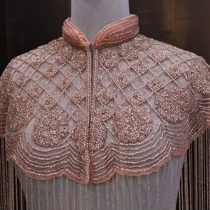 Cinta de Flecos con Cuentas para Decoración de Ropa y Accesorios DIY (Plateado, Color AB) - Product Image 1