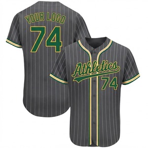 Camiseta de Béisbol Personalizada al por Mayor, Impresa Digitalmente, Azul, con Botones, para Hombre, Uniforme de Equipo, Personalizable con Nombre - Product Image 5