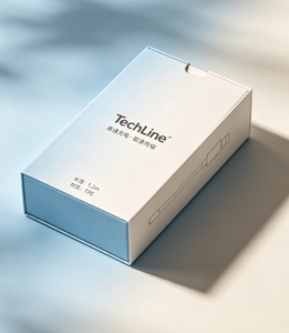 Caja de Embalaje Personalizada para Cable de Datos USB de Carga Rápida, Caja de Regalo Rígida con Blíster Colgante, Impresión de Logotipo Personalizada - Product Image 3