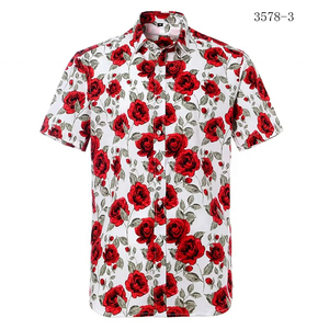Chemise hawaïenne à manches courtes pour homme, impression par sublimation, design OEM, impression numérique personnalisée, pour l'été et la plage - Product Image 5