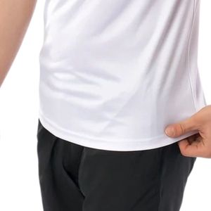 T-shirt blanc à manches courtes et col rond pour homme, classique, décontracté, basique, doux, pour le sport, l'entraînement, le streetwear - Product Image 3