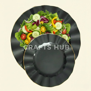 Bandeja Redonda Clásica de Cerámica Ecológica, Apta para Lavavajillas y Microondas - Product Image 5