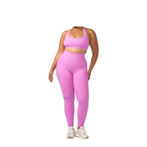 Leggings de Yoga Personalizados al por Mayor para Mujer, Cintura Alta, Transpirables, de Spandex/Poliéster, Sin Costuras, para Entrenamiento - Product Image 5