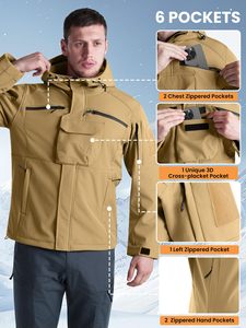 Wholesale Factory Direct Unique Style Men Softshell <b>Jacket</b> <b>Waterproof</b> Men Softshell <b>Jacket</b> for <b>Winter</b> Wear Comfortable <b>Jacket</b> - Product Image 4
