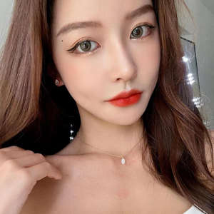 Colgante y Cadena con Diamante Ovalado Cultivado en Laboratorio IGI D-E-F VVS-VS en Oro de 14K, Oro Rosa, Oro Blanco y Plata de Ley - Product Image 2