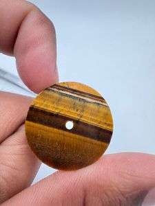 หน้าปัดนาฬิกาพร้อมกลไก NH35 ประดับด้วยหินไทเกอร์อายธรรมชาติ สีน้ำตาล/ดำ ขนาด 31.5 มม. หนา 1 มม. ดีไซน์คลาสสิก สวยงาม เหมาะสำหรับการประกอบนาฬิกา - Product Image 3