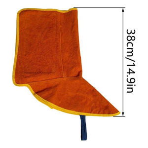 Couvre-chaussures et guêtres de protection en cuir de vachette résistant aux flammes, pour le soudage, protection de niveau D, résistant à la chaleur 500-1000°C - Product Image 6