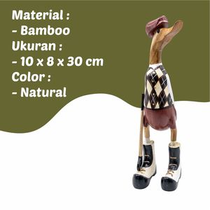 นักกอล์ฟ หัตถกรรมเป็ดไม้ไผ่ - Product Image 3