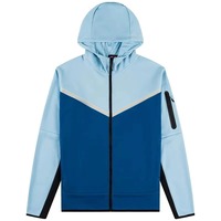 Survêtement décontracté à capuche pour femme, 2 pièces, en molleton color block, 100 % coton, coupe ample et respirant