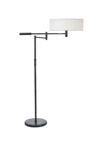 Lámpara de Pie LED de Metal Forjado con Pantalla de Tela para Interiores, Altura Ajustable, Diseño Minimalista para Sala de Estar, Venta Caliente, Envío Directo - Product Image 6