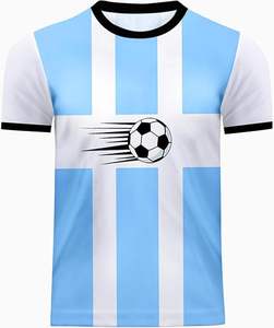 Último Diseño 2026, Jersey de Fútbol Sublimado, Venta Caliente, Transpirable, Colores Combinados, Conjuntos de Fútbol - Product Image 1
