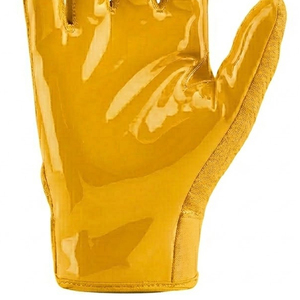 SPORTS FULL Gold Rhinestone Wrist Length Touch Screen Sports Gloves Breathable Eco-Friendly Polyester Men's Football Glove - Product Image 4