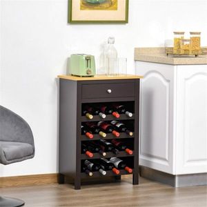 Kitchen Storage Wine Cabinet Elegant Wine Rack for Kitchen Organization - Product Image 1