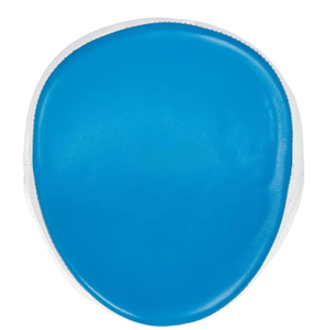 Protector de Cabeza de Boxeo de Cuero de Doble Capa Blanco y Azul, Transpirable, Lavable, para Adultos Unisex, con Cierre de Velcro - Product Image 4