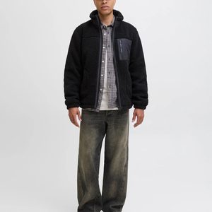 Veste Teddy en polaire zippée coupe-vent, épaisse et chaude pour l'hiver, avec fourrure, grande taille, dernier design, manteaux Teddy personnalisés OEM - Product Image 2