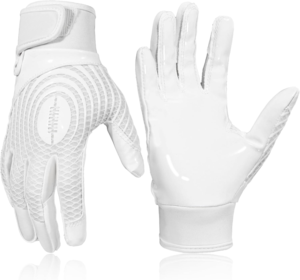 ถุงมือรับบอลอเมริกันฟุตบอล Pro Grip คุณภาพสูง ฝ่ามือเหนียวแน่น สีและโลโก้ปรับแต่งได้ น้ำหนักเบา - Product Image 1