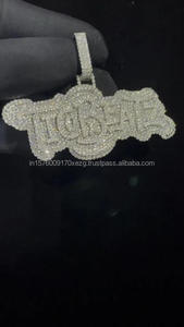 Pendentif de luxe « TIGBEAR » avec diamant de laboratoire et chaîne cubaine, bijoux hip-hop - Product Image 5