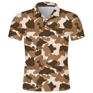 เสื้อเชิ้ตแขนสั้นผู้ชาย ผ้าโพลีเอสเตอร์ถัก ระบายอากาศได้ดี พิมพ์ลายดิจิตอล ป้องกันรอยยับ ใส่สบายๆ - Product Image 5