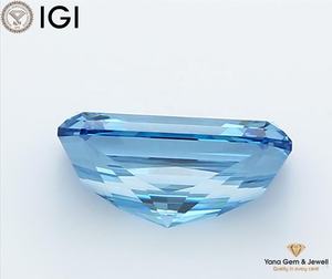 Diamante Cultivado en Laboratorio de 3.00 Quilates, Color Azul Intenso, Claridad VS1, Corte Radiante, con Certificado IGI, Perfecto para Piezas Personalizadas - Product Image 5