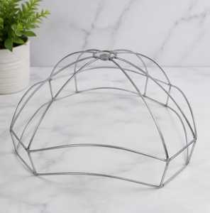 Classic Iron Geometrical <b>Lamp</b> <b>Shade</b> <b>Ring</b> Fitter Minimalist Design Wall Mount Home Decor Living Room Indoor Use Durable Moradabad - Product Image 4