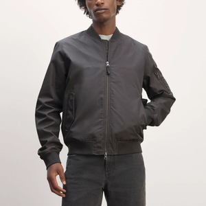 Vestes bomber pour hommes en matière durable, couleur unie, qualité supérieure, séchage rapide, respirantes. - Product Image 3