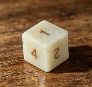 . Dados de Juego de Hueso Natural con Acabado Liso para Juegos Tradicionales, Sets de Dados Coleccionables y Suministro al por Mayor - Product Image 1