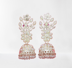 Traditional Good Quality Fashionable Latest <b>Gold</b> Plated <b>Antique</b> Indian Jhumka Earrings Women Handmade Jhumki Earrings for Women - Product Image 1