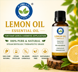 Cosmetics & Premium Grade 1 KG Lemon (Citrus Limon) Essential Oil Natural Cold Pressed Fresh <b>Sweet</b> Aroma - By Katyani Exports - Product Image 2