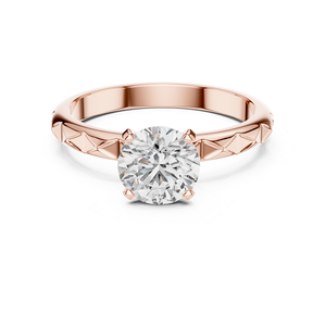 Bague de luxe en diamant de laboratoire, finition or, bijoux de mode raffinés, élégante, cadeau de fiançailles, 1 carat, taille brillant, IGI - Product Image 6
